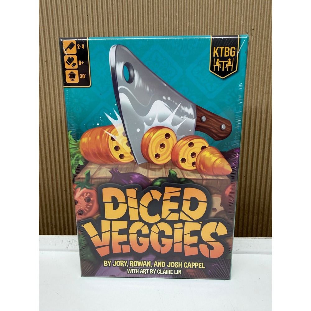 Diced Veggies Board Game KTBG Kids Table Board Gaming New Sealed KTG1100